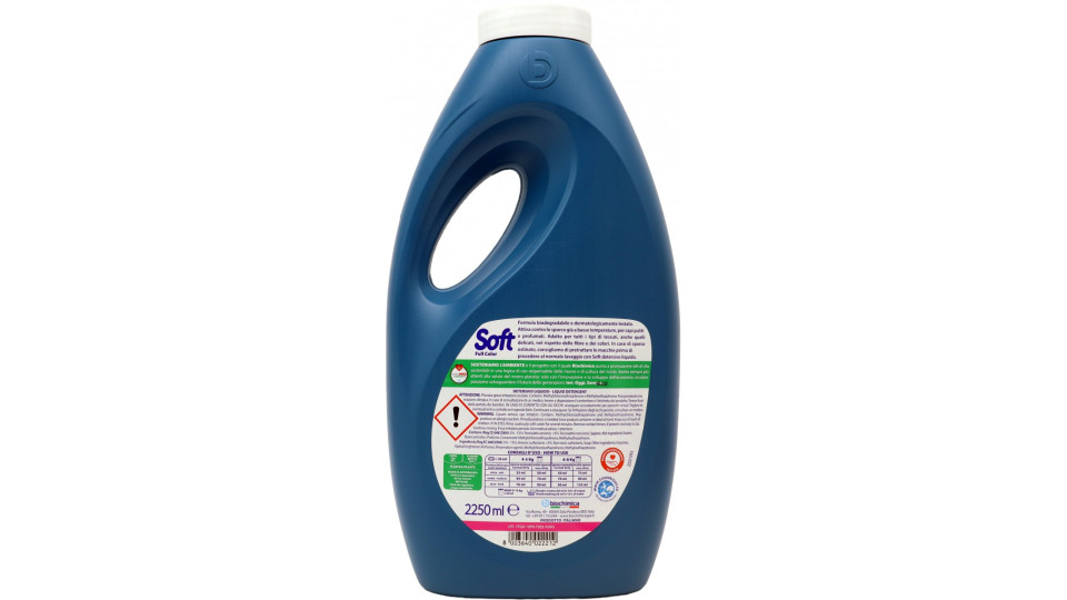 Soft detersivo lavatrice full color 50 lavaggi lt.2,25