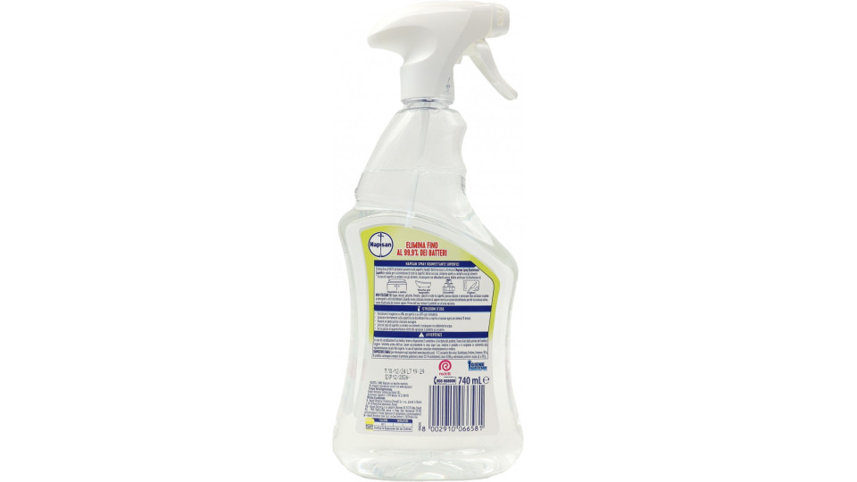 Napisan Spray Disinfettante Superfici Limone e Menta 740 mL