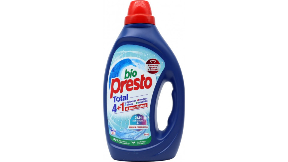 BIO PRESTO Liquido Igiene & Freschezza 21 Lavaggi 945 ml
