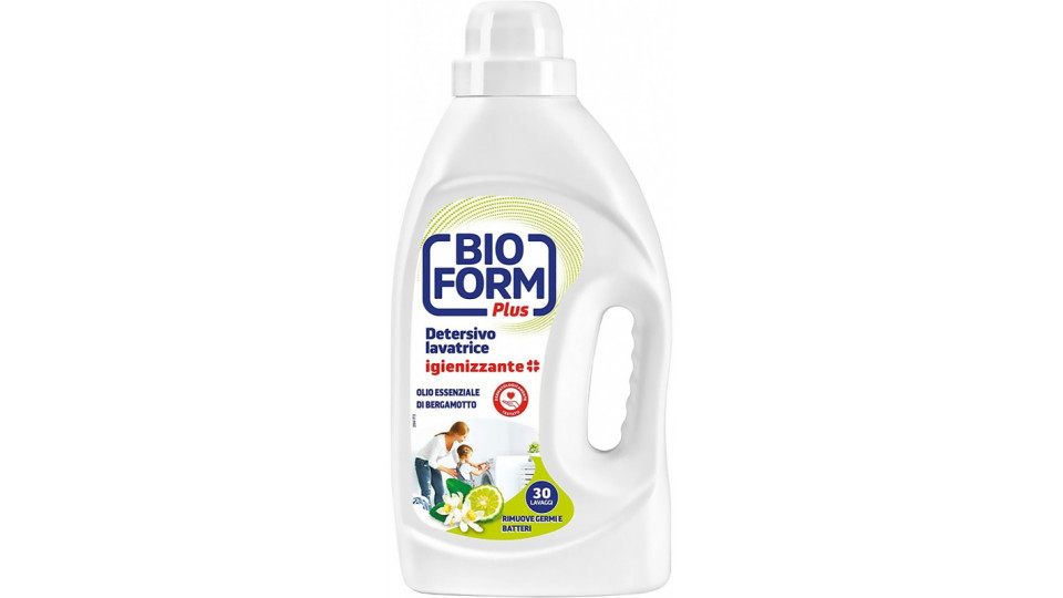 Bioform plus detersivo lavatrice igienizzante con olio di...