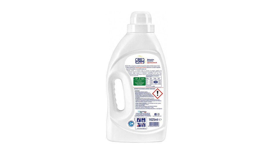 Bioform plus detersivo lavatrice igienizzante con olio di...