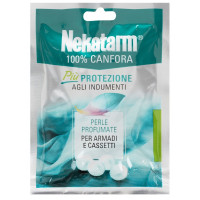 Nekatarm 100% Canfora Perle Profumate per Armadi e Cassetti 50 g