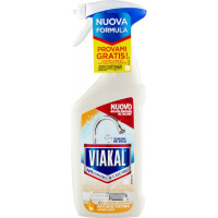 Viakal Detersivo Anticalcare Acciaio Cucina Spray 470 ml