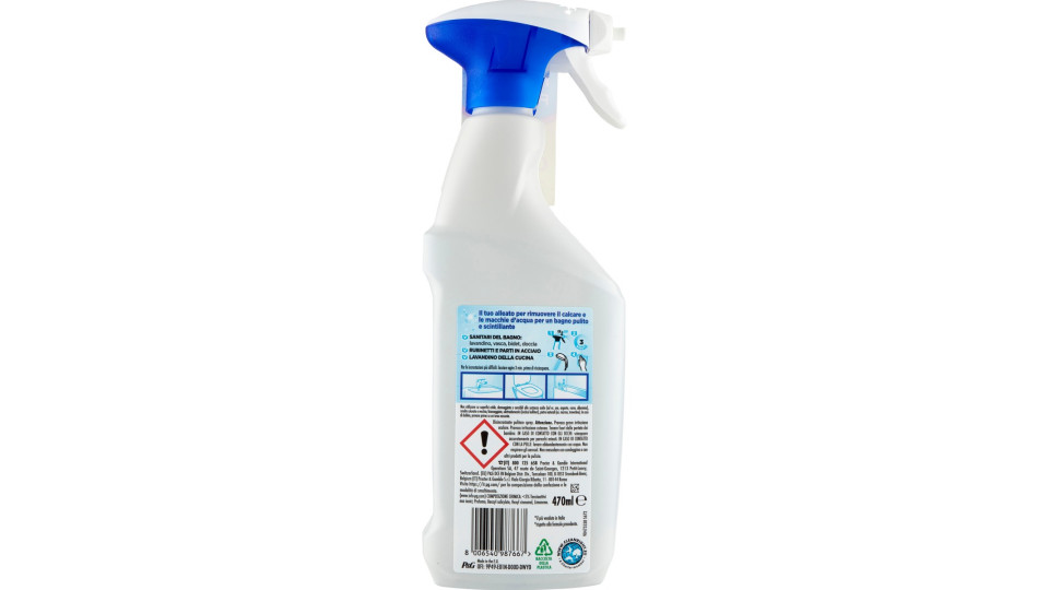 Viakal Detersivo Anticalcare Bagno e Cucina Classico Spray 470 ml