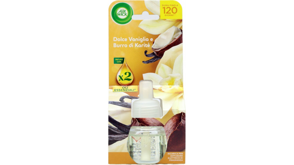 Air Wick Profumatore per Ambienti Dolce Vaniglia e Burro di...