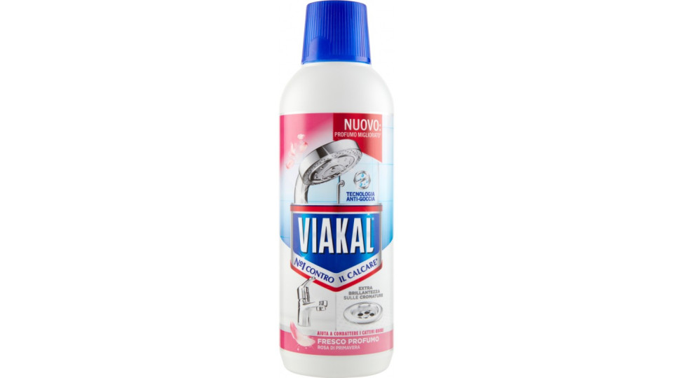 Viakal Detersivo Anticalcare Bagno e Cucina Fresco Profumo...