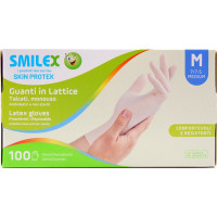 Smilex guanti lattice talcati tg M x100