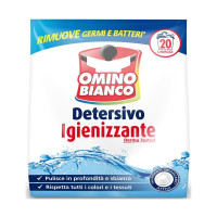 Omino bianco detersivo lavatrice in polvere igienizzante 20...