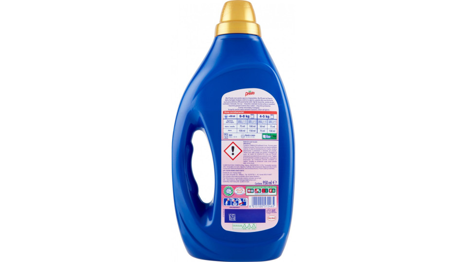 BIO PRESTO Aromaterapia Essential Liquido 19+4 lavaggi lt.1,15