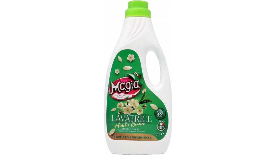 Magia detersivo lavatrice new muschio bianco lt.1,5 60 lavaggi