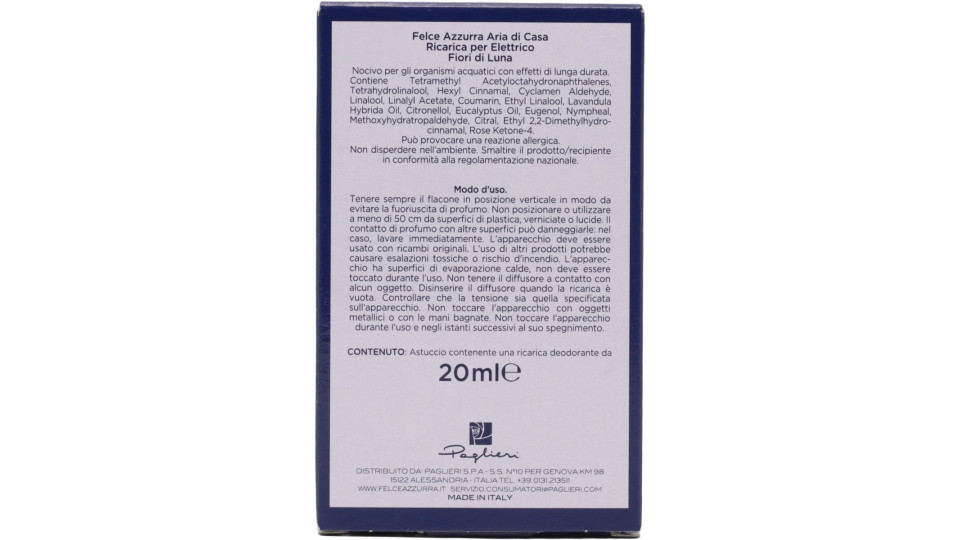 Felce Azzurra Fiori di Luna Ricarica per Elettrico 20 ml