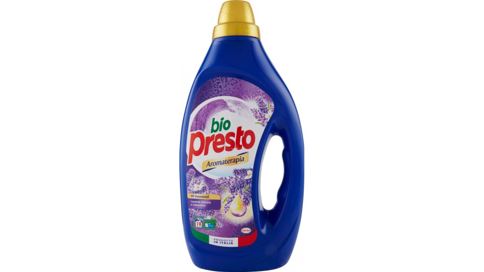 BIO PRESTO Aromaterapia Lavanda e Gelsomino 19 lavaggi - 950 ml.