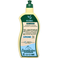 Lavanderina gel lavastoviglie al limone 38 lavaggi bio ml.650