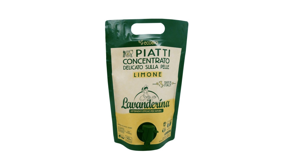 Lavanderina piatti a mano limone eco lt.1,5