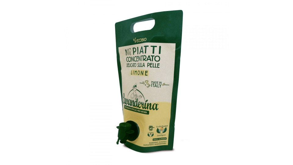 Lavanderina piatti a mano limone eco lt.1,5