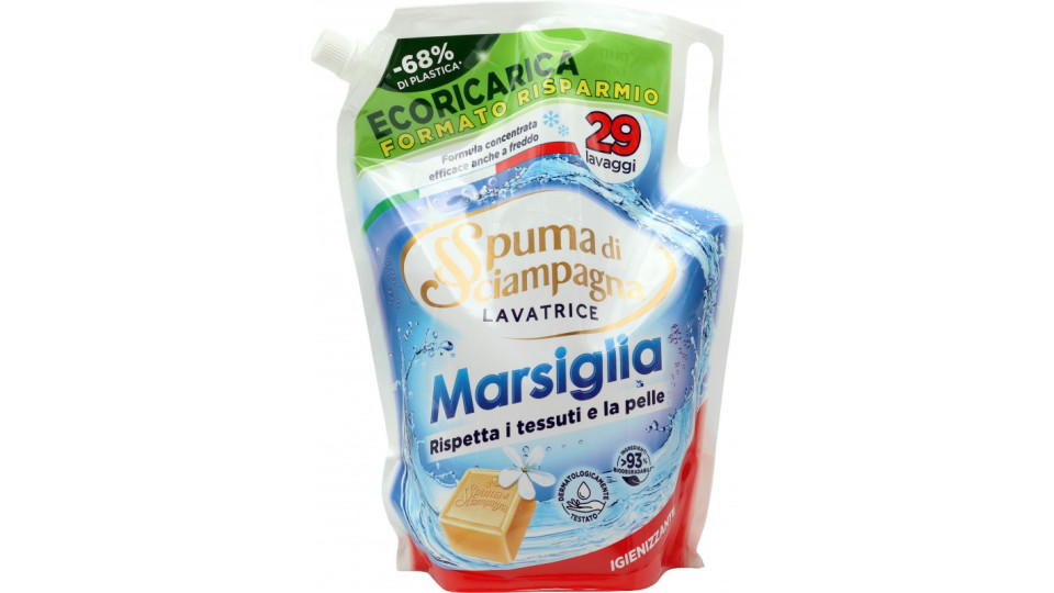 Spuma di Sciampagna Marsiglia Lavatrice Igienizzante...