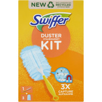 Swiffer Duster Kit Cattura Polvere (1 Manico + 3 Piumini per...