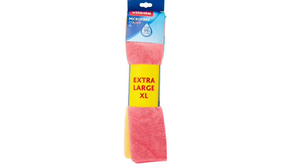 Vileda panno microfibra Colors XL cm 36x34 pz.4