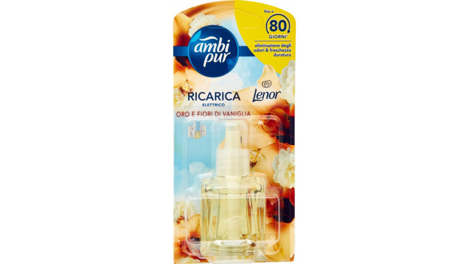Ambi Pur Profumatore per Ambienti Elettrico, Deodorante, Oro e...