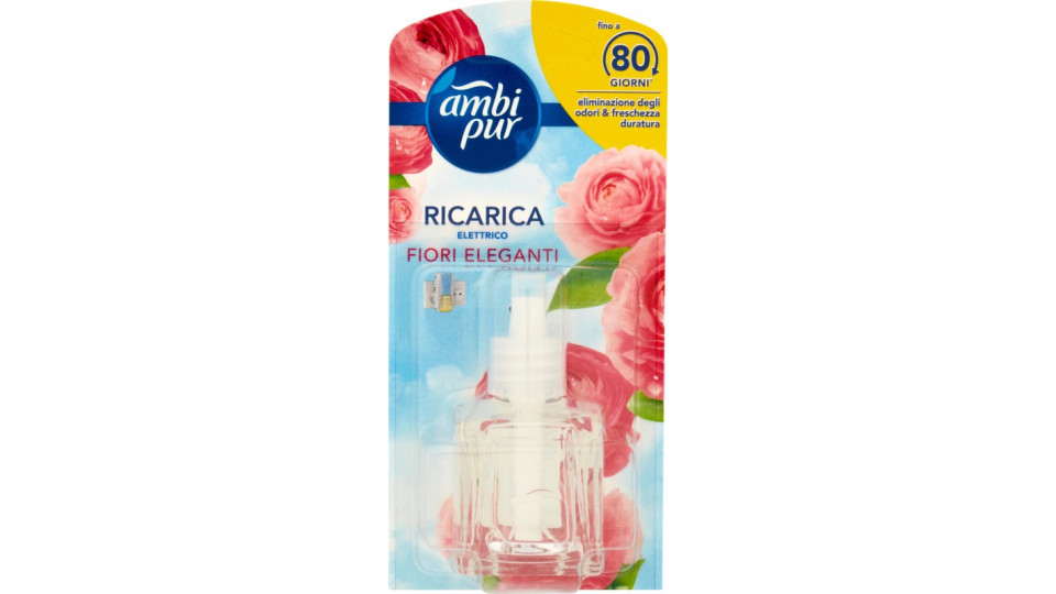 Ambi Pur Profumatore per Ambienti Elettrico, Deodorante, Fiori...
