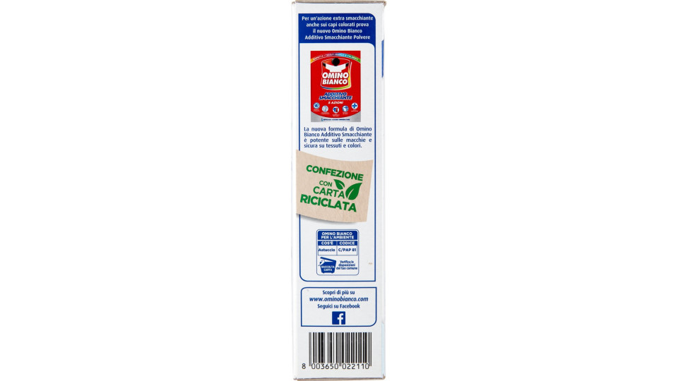 Omino Bianco Bianco Vivo Polvere 500 g