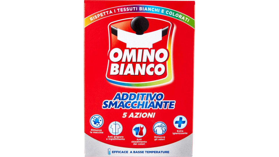 Omino Bianco Additivo Smacchiante Polvere 500 gr.
