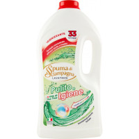 Spuma di Sciampagna Pulito e Igiene Lavatrice 33 lavaggi 1815 ml.