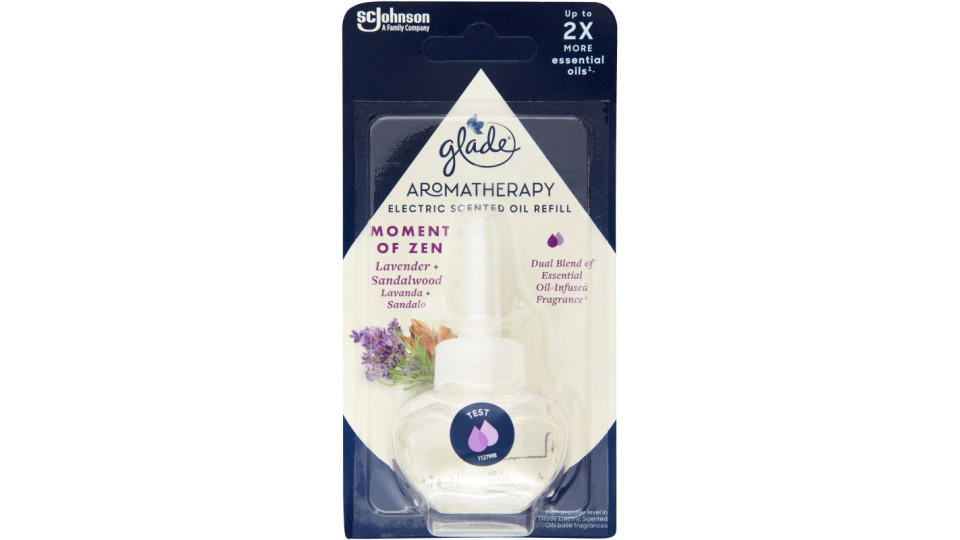 Glade Aromatherapy Liquido Elettrico Ricarica Moment of Zen 20ml