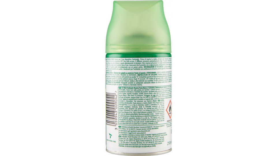 Air Wick Freshmatic Max Ricarica Spray Automatico Fresia...