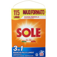 Sole Polvere lavatrice Bianco Splendente 26 lavaggi 1,3 kg
