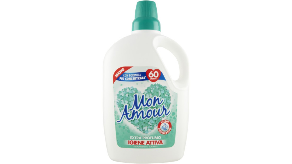felce azzurra Mon Amour Igiene Attiva Ammorbidente 3 litri 60...