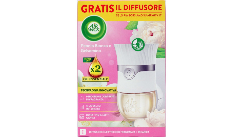 Air Wick Diffusore di Fragranza con oli essenziali Peonia...