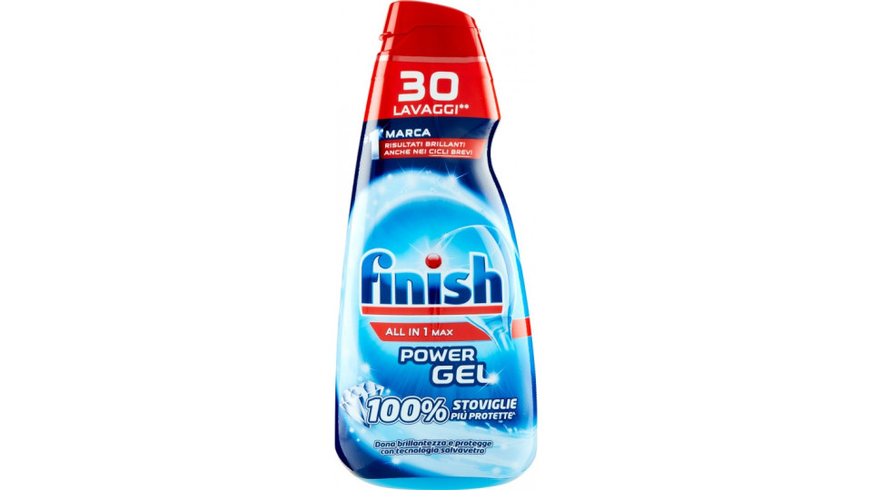 Finish All in 1 Max Power Gel 100% Stoviglie Più Protette^ 600 mL