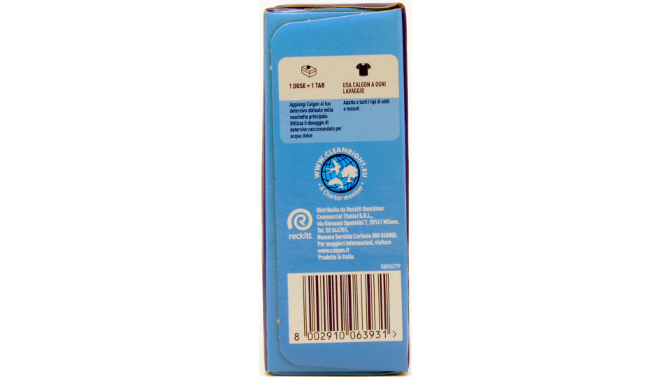 Calfort Calgon Power Tabs 4in1 Anticalcare lavatrice 15 Tabs