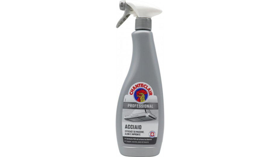 Chanteclair professionale spray acciaio ml.700