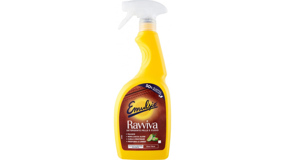 Emulsio Ravviva Detergente Pelle e Cuoio Aloe Vera 600 ml