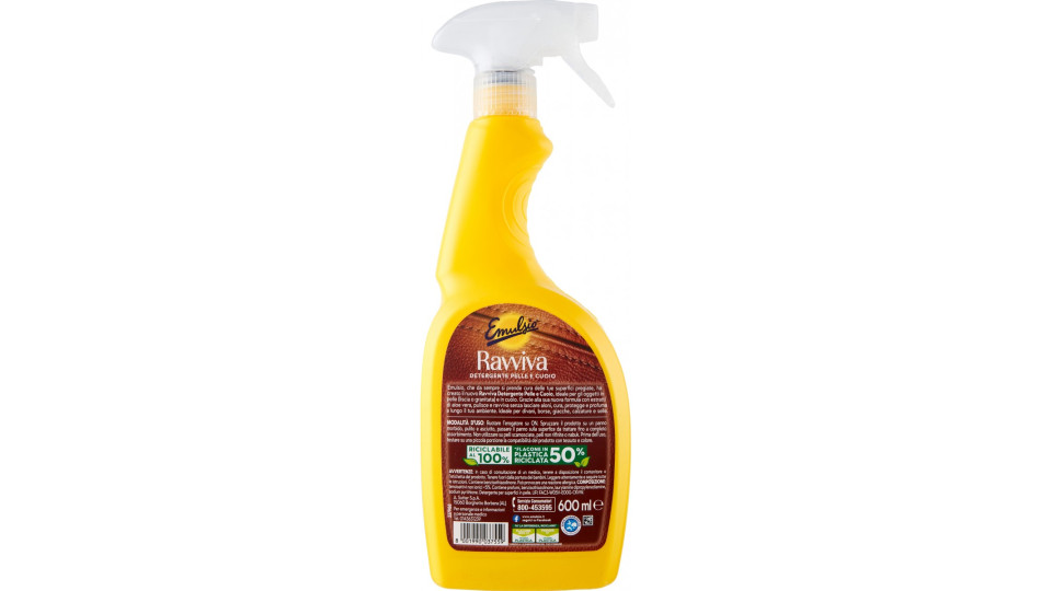 Emulsio Ravviva Detergente Pelle e Cuoio Aloe Vera 600 ml