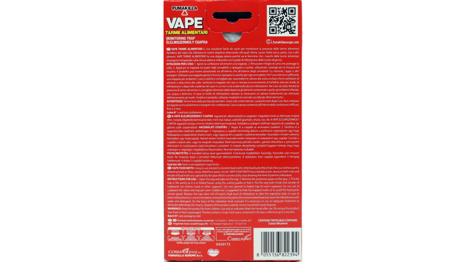 VAPE Antitarme Alimentari PZ.3