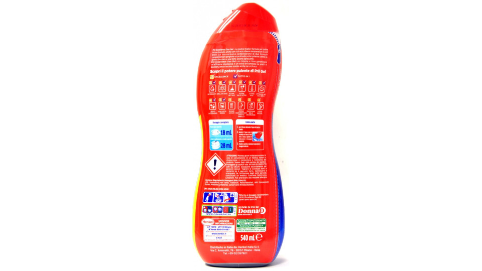 PRIL Gel gold Limone 540ml