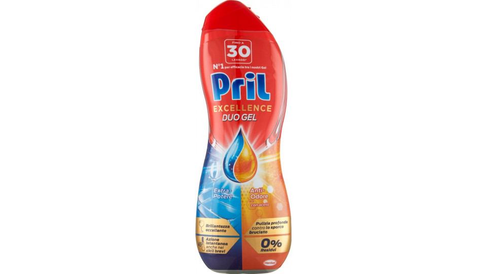 PRIL Excellence Duo Gel Anti Odore 540ml