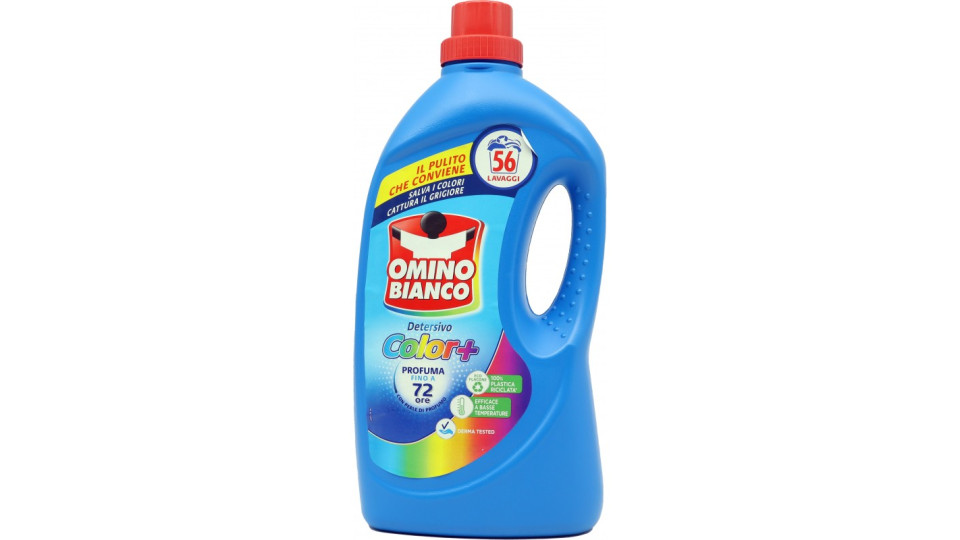 Omino bianco detersivo lavatrice colori lt.2,24 56 lavaggi