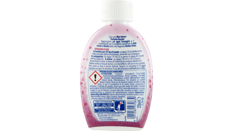 Mon Amour Ninfea Viola Profuma Bucato 220 ml