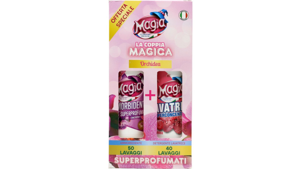 Magia ammorbidente e detersivo lavatrice ordhidea kg.2