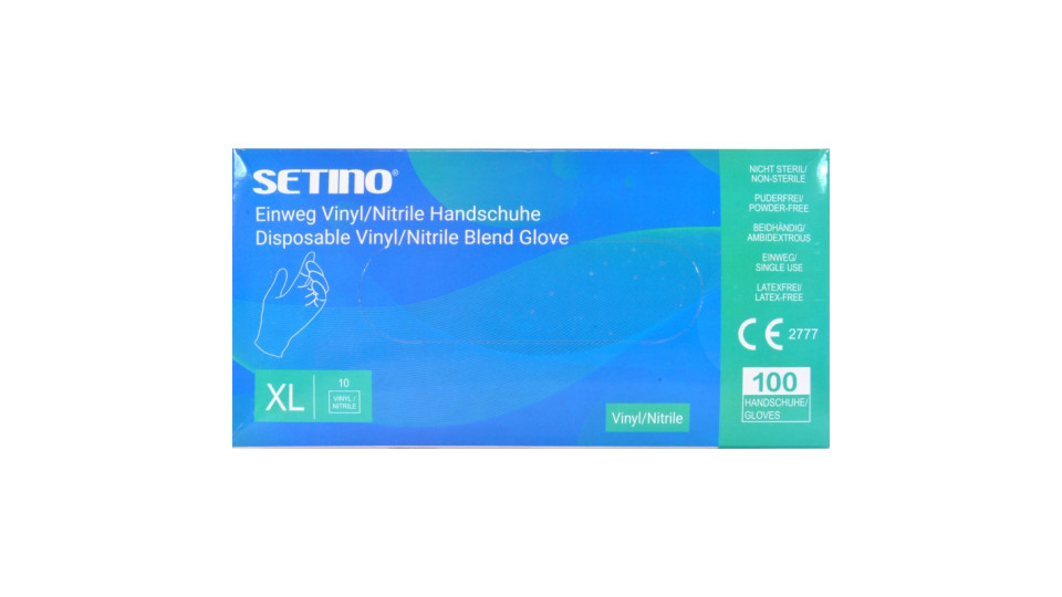 Setino guanti nitrile taglia XL pz.100