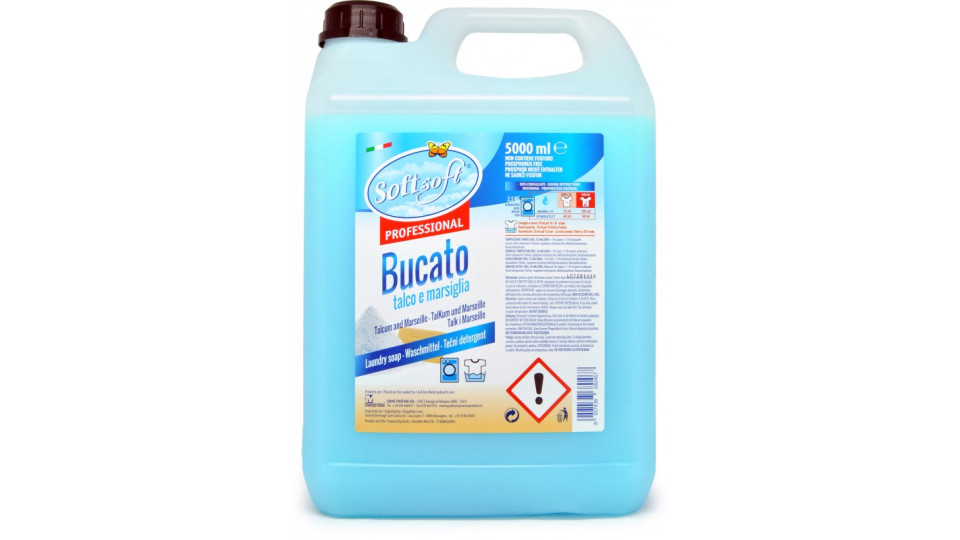Soft Soft bucato talco marsiglia tanica da lt.5