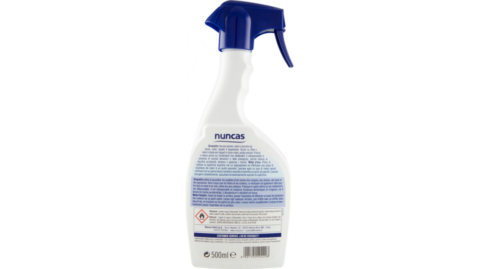 Nuncas Divanette Detergente per tappeti e rivestimenti tessili...