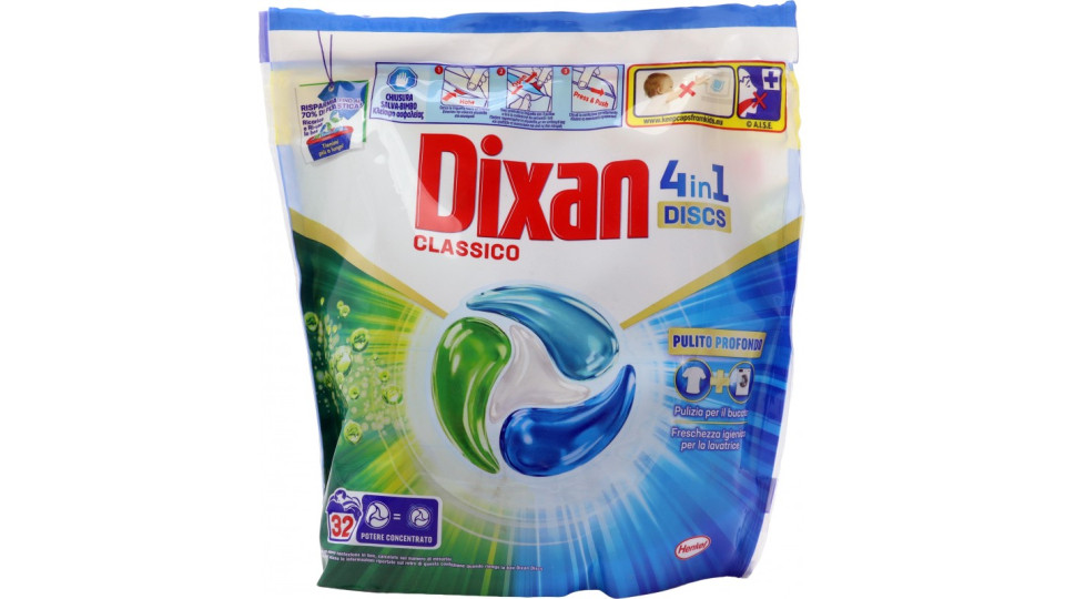Dixan discs 4in1 classico pz.32