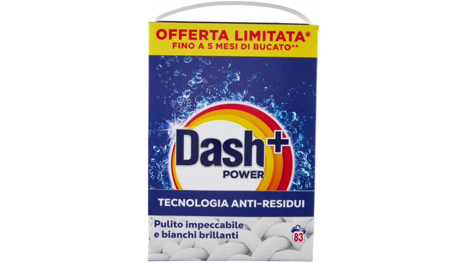 Dash Power Detersivo Lavatrice in Polvere, Tecnologia...