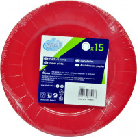 Soft Soft piatti dessert riciclabili colore rosso pz.15