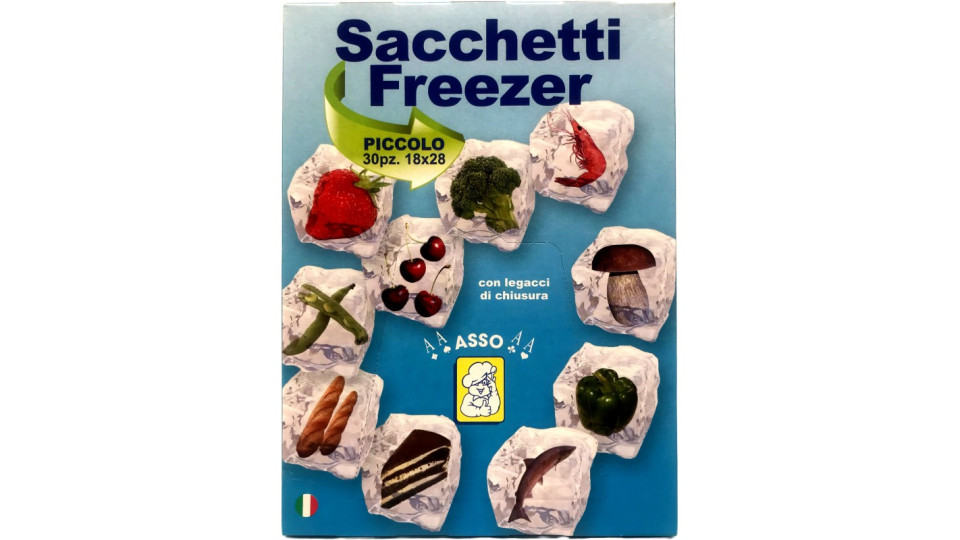 Asso sacchetti freezer cm.18x28 30 pz